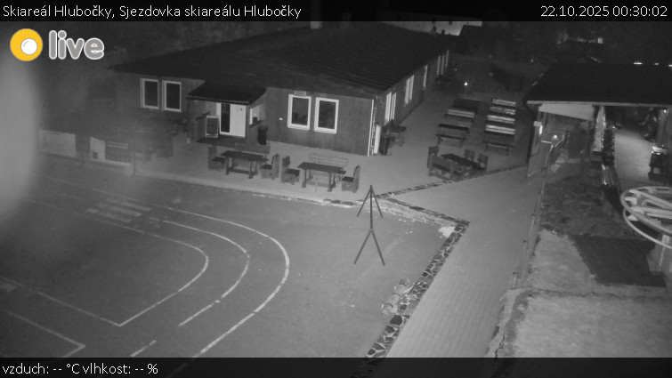 Skiareál Hlubočky - Sjezdovka skiareálu Hlubočky - 22.10.2025 v 00:30 Skiareál Hlubočky - Sjezdovka skiareálu Hlubočky - 22.10.2025 v 00:30