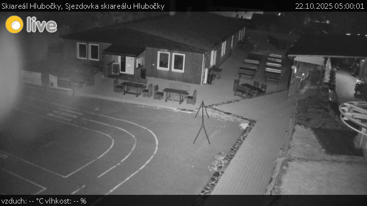 Skiareál Hlubočky - Sjezdovka skiareálu Hlubočky - 22.10.2025 v 05:00 Skiareál Hlubočky - Sjezdovka skiareálu Hlubočky - 22.10.2025 v 05:00