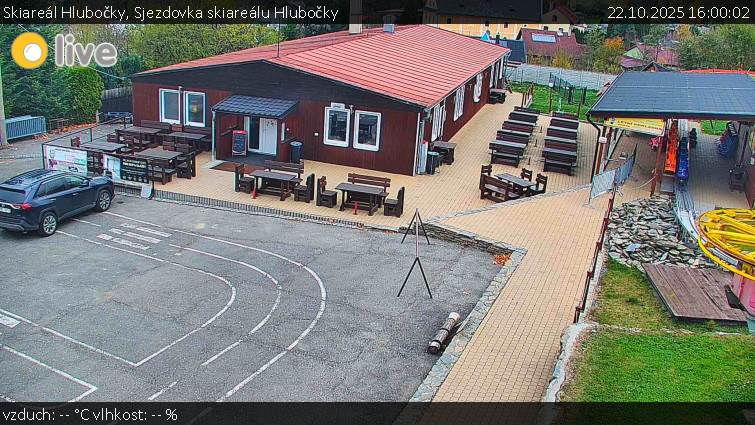 Skiareál Hlubočky - Sjezdovka skiareálu Hlubočky - 22.10.2025 v 16:00 Skiareál Hlubočky - Sjezdovka skiareálu Hlubočky - 22.10.2025 v 16:00