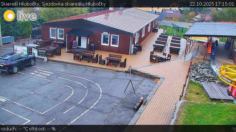 Skiareál Hlubočky - Sjezdovka skiareálu Hlubočky - 22.10.2025 v 17:15 Skiareál Hlubočky - Sjezdovka skiareálu Hlubočky - 22.10.2025 v 17:15