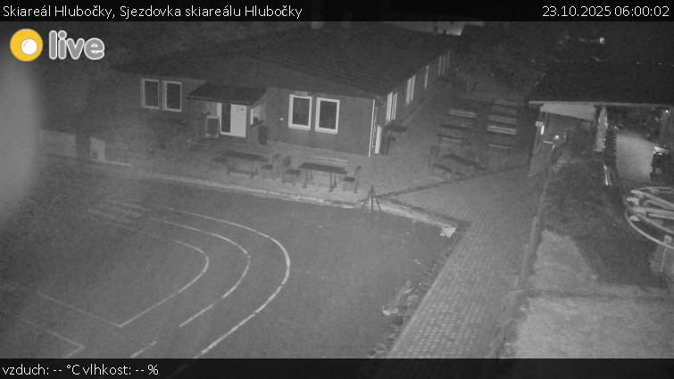 Skiareál Hlubočky - Sjezdovka skiareálu Hlubočky - 23.10.2025 v 06:00 Skiareál Hlubočky - Sjezdovka skiareálu Hlubočky - 23.10.2025 v 06:00