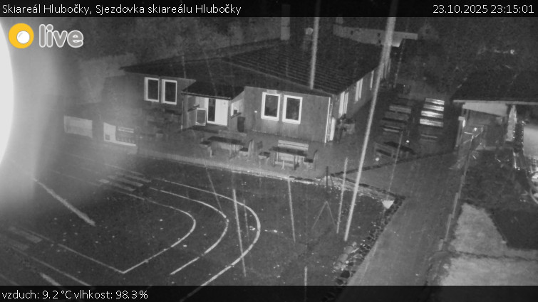 Skiareál Hlubočky - Sjezdovka skiareálu Hlubočky - 23.10.2025 v 23:15 Skiareál Hlubočky - Sjezdovka skiareálu Hlubočky - 23.10.2025 v 23:15