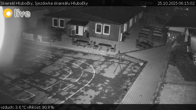 Skiareál Hlubočky - Sjezdovka skiareálu Hlubočky - 25.10.2025 v 06:15 Skiareál Hlubočky - Sjezdovka skiareálu Hlubočky - 25.10.2025 v 06:15