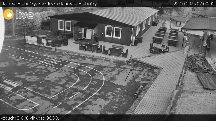 Skiareál Hlubočky - Sjezdovka skiareálu Hlubočky - 25.10.2025 v 07:00 Skiareál Hlubočky - Sjezdovka skiareálu Hlubočky - 25.10.2025 v 07:00
