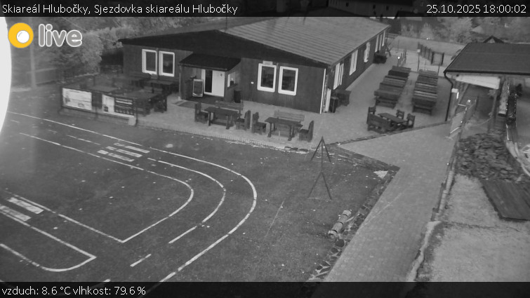 Skiareál Hlubočky - Sjezdovka skiareálu Hlubočky - 25.10.2025 v 18:00 Skiareál Hlubočky - Sjezdovka skiareálu Hlubočky - 25.10.2025 v 18:00