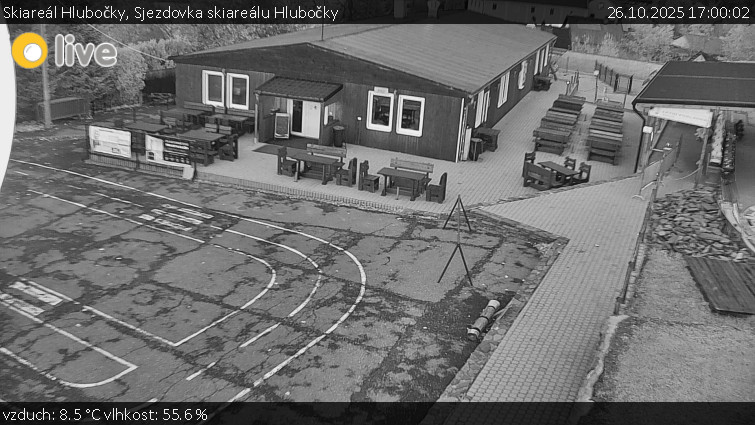 Skiareál Hlubočky - Sjezdovka skiareálu Hlubočky - 26.10.2025 v 17:00 Skiareál Hlubočky - Sjezdovka skiareálu Hlubočky - 26.10.2025 v 17:00