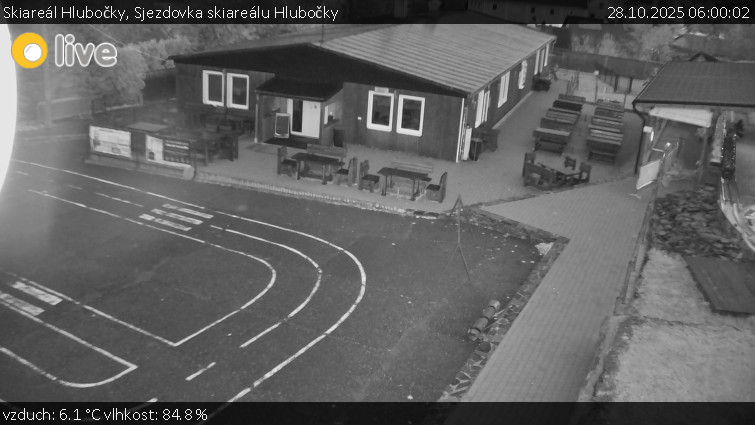Skiareál Hlubočky - Sjezdovka skiareálu Hlubočky - 28.10.2025 v 06:00 Skiareál Hlubočky - Sjezdovka skiareálu Hlubočky - 28.10.2025 v 06:00