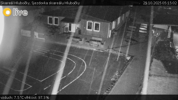 Skiareál Hlubočky - Sjezdovka skiareálu Hlubočky - 29.10.2025 v 05:15 Skiareál Hlubočky - Sjezdovka skiareálu Hlubočky - 29.10.2025 v 05:15