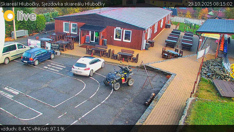 Skiareál Hlubočky - Sjezdovka skiareálu Hlubočky - 29.10.2025 v 08:15 Skiareál Hlubočky - Sjezdovka skiareálu Hlubočky - 29.10.2025 v 08:15