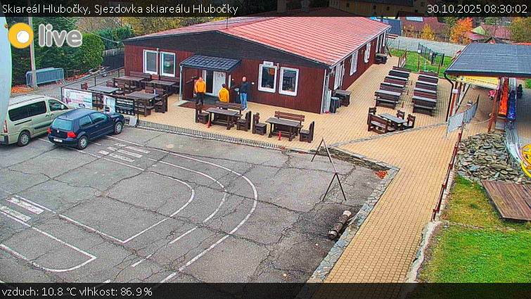 Skiareál Hlubočky - Sjezdovka skiareálu Hlubočky - 30.10.2025 v 08:30 Skiareál Hlubočky - Sjezdovka skiareálu Hlubočky - 30.10.2025 v 08:30