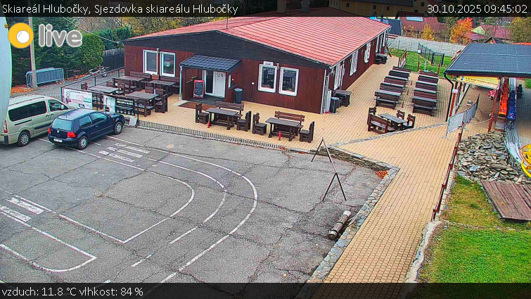 Skiareál Hlubočky - Sjezdovka skiareálu Hlubočky - 30.10.2025 v 09:45 Skiareál Hlubočky - Sjezdovka skiareálu Hlubočky - 30.10.2025 v 09:45