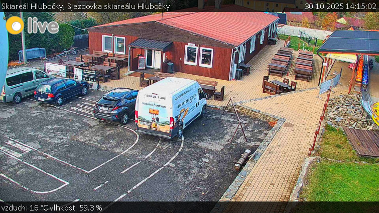 Skiareál Hlubočky - Sjezdovka skiareálu Hlubočky - 30.10.2025 v 14:15 Skiareál Hlubočky - Sjezdovka skiareálu Hlubočky - 30.10.2025 v 14:15