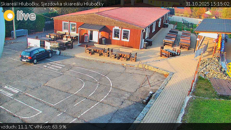 Skiareál Hlubočky - Sjezdovka skiareálu Hlubočky - 31.10.2025 v 15:15 Skiareál Hlubočky - Sjezdovka skiareálu Hlubočky - 31.10.2025 v 15:15