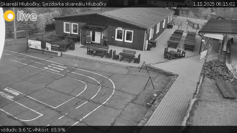 Skiareál Hlubočky - Sjezdovka skiareálu Hlubočky - 1.11.2025 v 06:15 Skiareál Hlubočky - Sjezdovka skiareálu Hlubočky - 1.11.2025 v 06:15