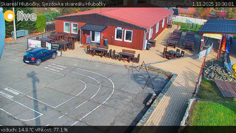 Skiareál Hlubočky - Sjezdovka skiareálu Hlubočky - 1.11.2025 v 10:30 Skiareál Hlubočky - Sjezdovka skiareálu Hlubočky - 1.11.2025 v 10:30