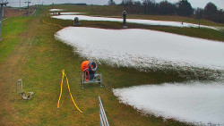 Sjezdovka skiareálu Hlubočky