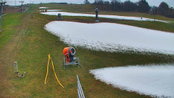 Sjezdovka skiareálu Hlubočky