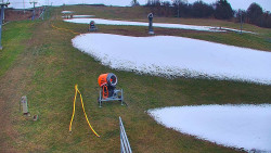 Sjezdovka skiareálu Hlubočky