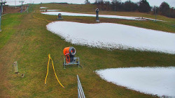 Sjezdovka skiareálu Hlubočky