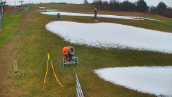 Sjezdovka skiareálu Hlubočky