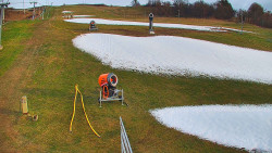 Sjezdovka skiareálu Hlubočky