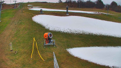 Sjezdovka skiareálu Hlubočky