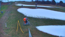 Sjezdovka skiareálu Hlubočky