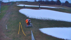 Sjezdovka skiareálu Hlubočky