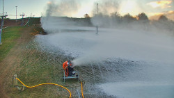 Sjezdovka skiareálu Hlubočky