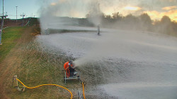 Sjezdovka skiareálu Hlubočky