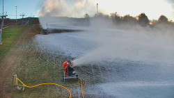 Sjezdovka skiareálu Hlubočky