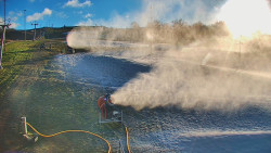 Sjezdovka skiareálu Hlubočky