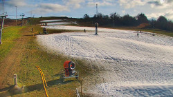 Sjezdovka skiareálu Hlubočky