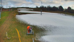 Sjezdovka skiareálu Hlubočky