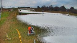 Sjezdovka skiareálu Hlubočky