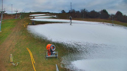 Sjezdovka skiareálu Hlubočky