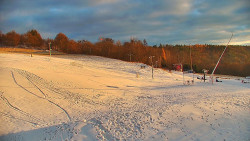 Sjezdovka skiareálu Hlubočky