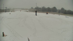 Sjezdovka skiareálu Hlubočky