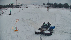 Sjezdovka skiareálu Hlubočky