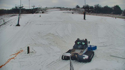 Sjezdovka skiareálu Hlubočky