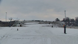 Sjezdovka skiareálu Hlubočky