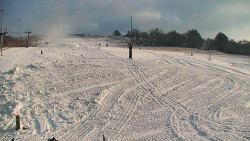 Sjezdovka skiareálu Hlubočky