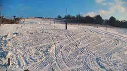 Sjezdovka skiareálu Hlubočky