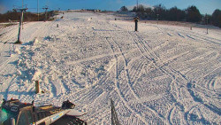 Sjezdovka skiareálu Hlubočky