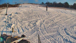 Sjezdovka skiareálu Hlubočky