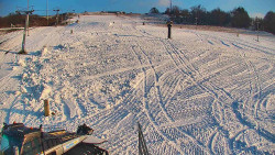 Sjezdovka skiareálu Hlubočky