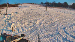 Sjezdovka skiareálu Hlubočky