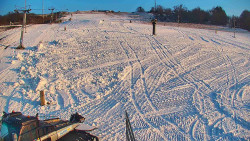 Sjezdovka skiareálu Hlubočky