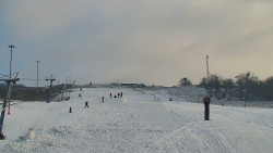 Sjezdovka skiareálu Hlubočky