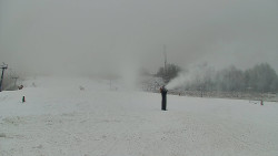 Sjezdovka skiareálu Hlubočky